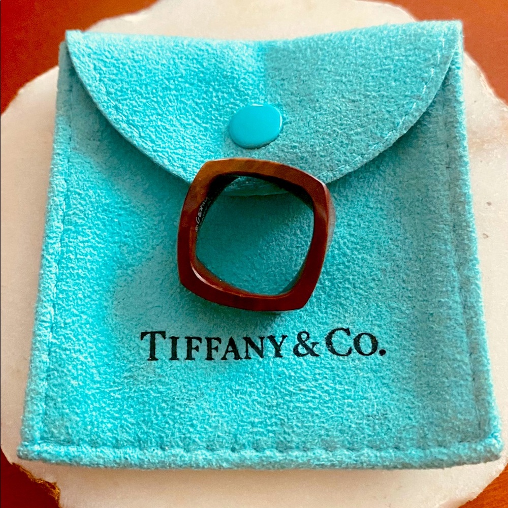 Tiffany & Co.  Gehry Wooden Ring